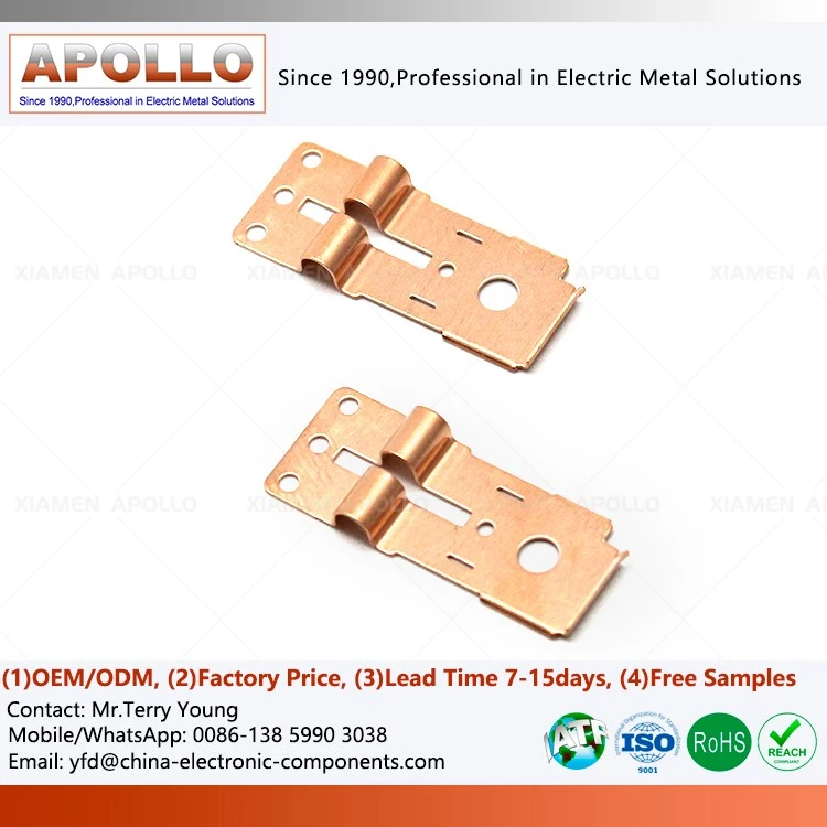 Electrical Contact Metal Copper Stamping Parts high quality