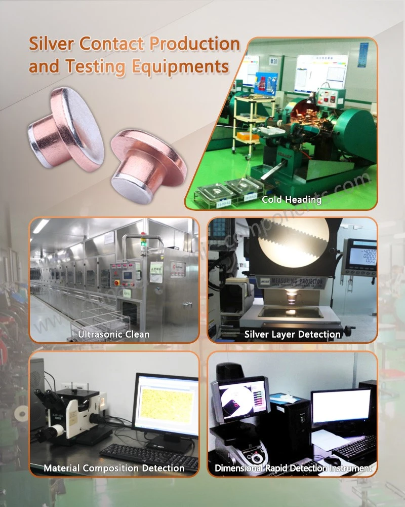 CMM inspection of precision stamped MCB silver contact assembly with ±0.01 mm dimensional control. CMM inspection of precision stamped MCB silver contact assembly with ±0.01 mm dimensional control.